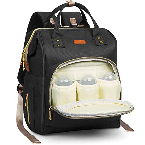 Sac à dos à langer en tissu imperméable grande capacité et style urbain